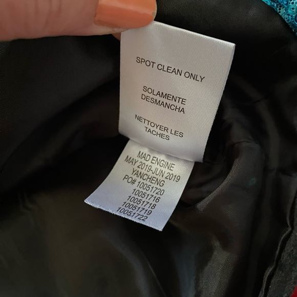 D-Signed Disney Descendants 3 Faux Suede Moto Jacket, Girls size M( 10/12) - Picture 14 of 14